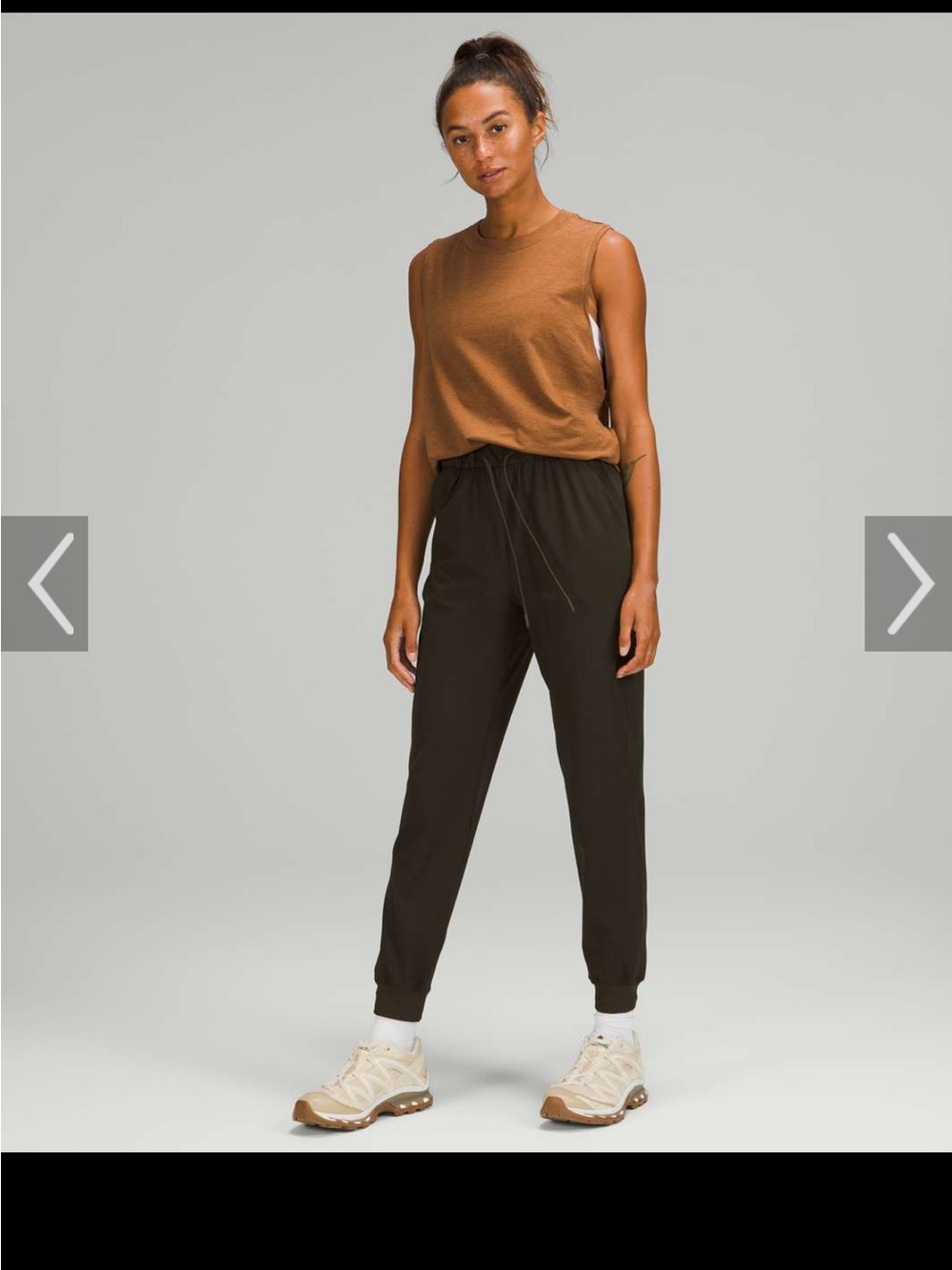 lululemon athletica Black Stretch Drawstring Joggers